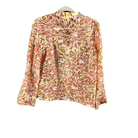 Ruby Rd Women's Spring See Thru Lightweight Top - Picture 2 of 5